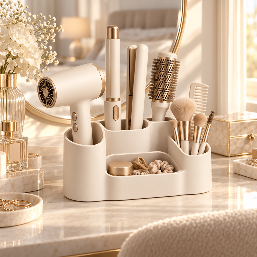 Compact Beauty Tool Counter Dock
