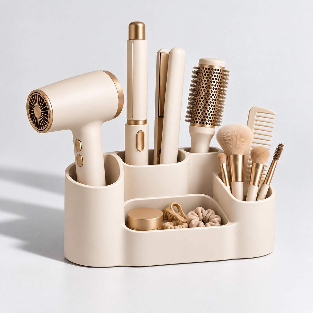 Compact Beauty Tool Counter Dock
