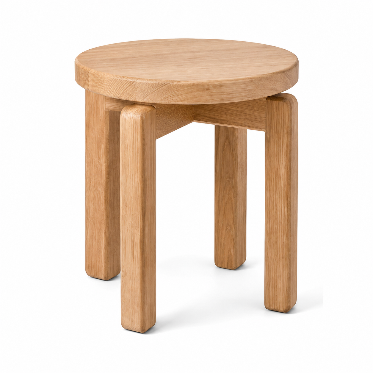 Stackable Wooden Accent Stool