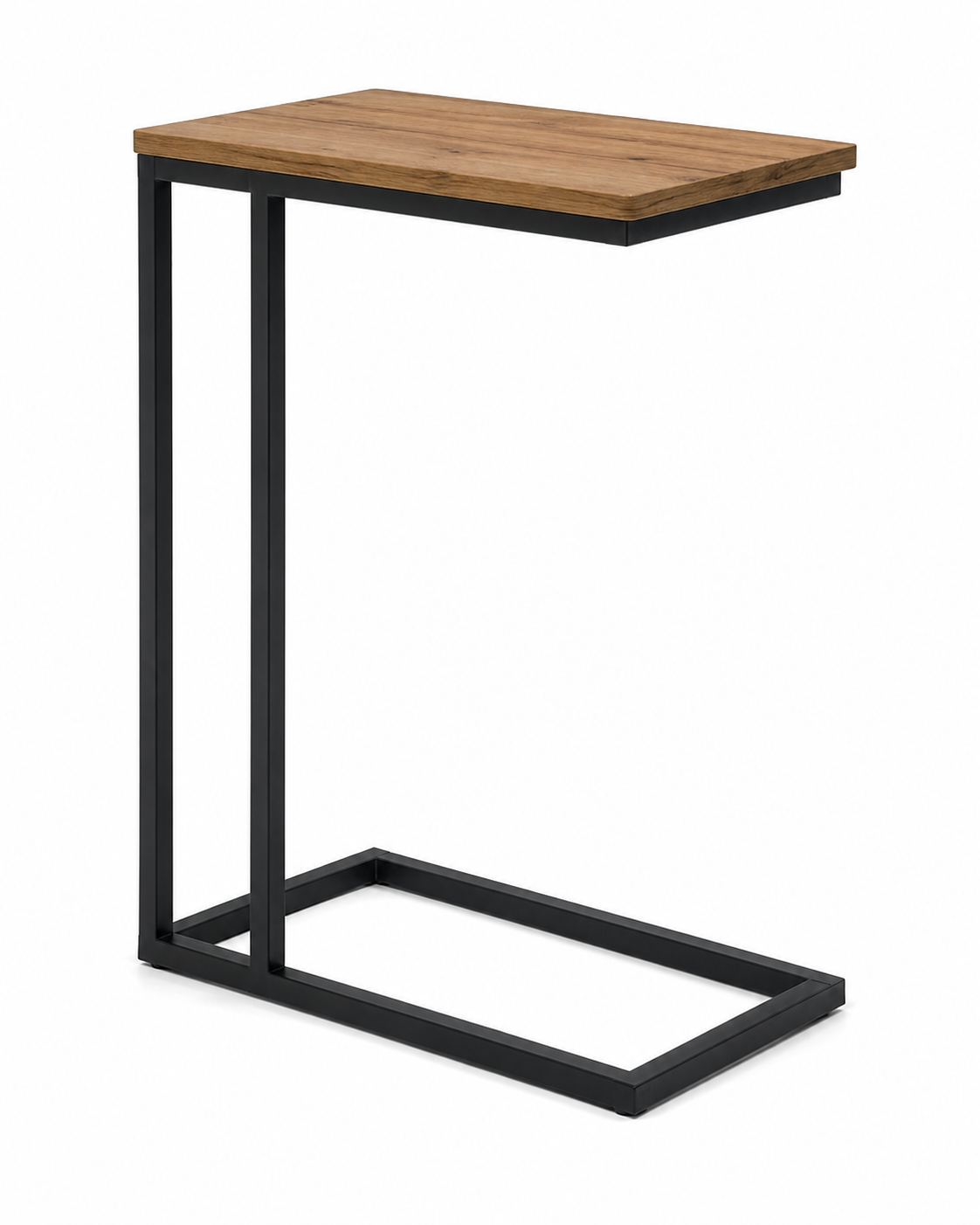 Slim C-Shaped Sofa Side Table
